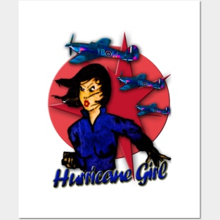 Hurricane Girl Posters and Art